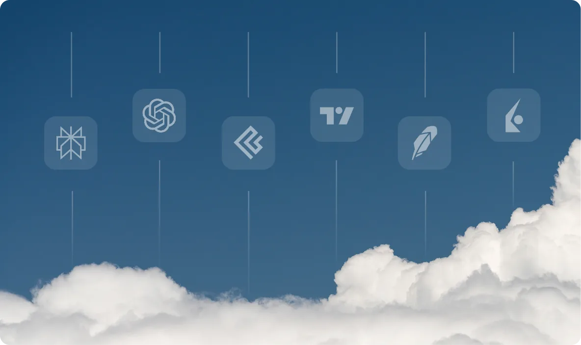 Connected investment tools rising above cloud cover